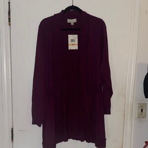 Carolyn Taylor Deep Purple Cardigan